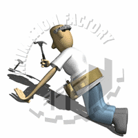 Construction worker animation