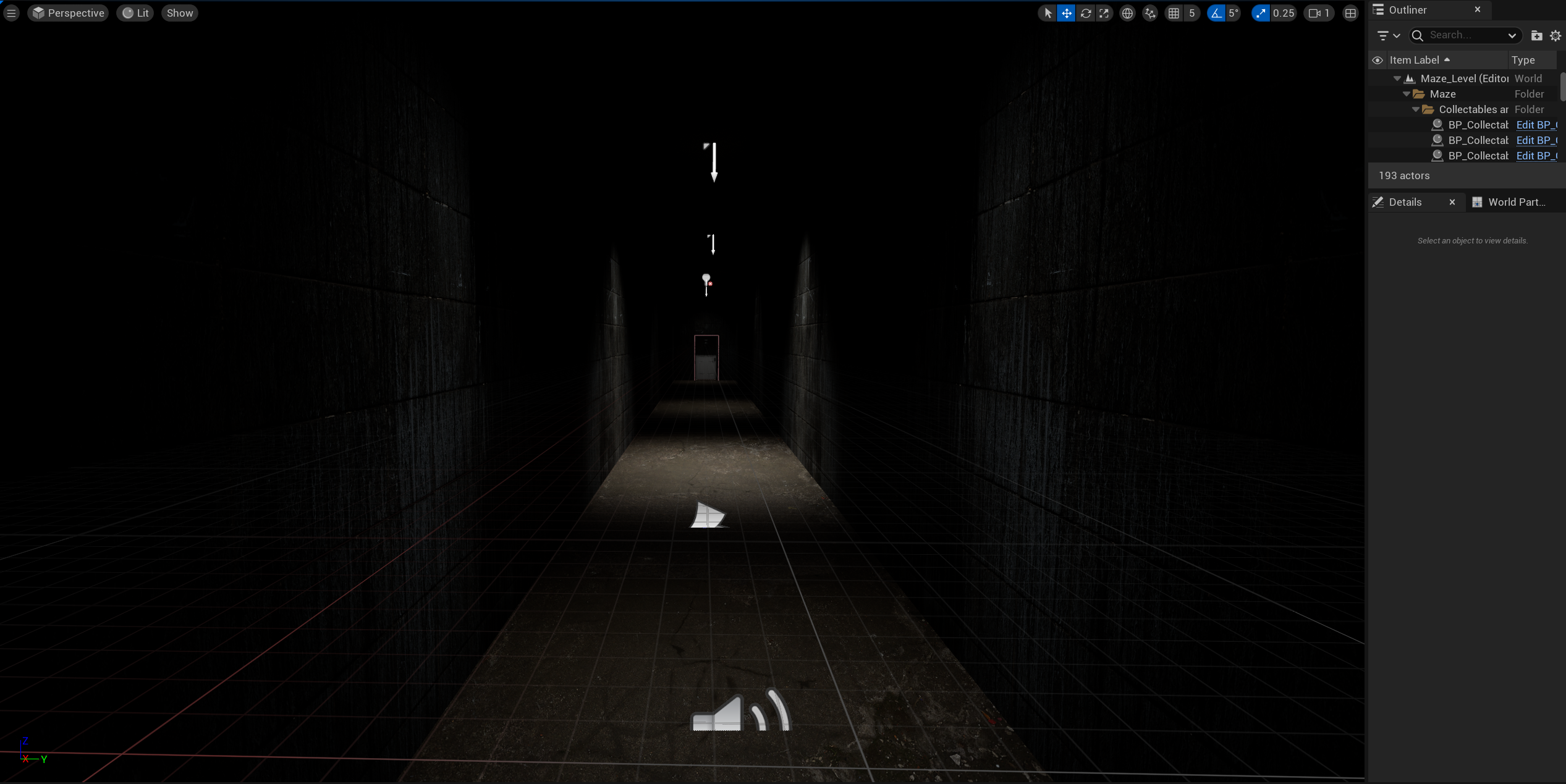 Dark and Creepy hallway